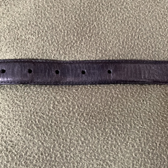 GUC Men’s Alfani black leather belt.  Size 34. - Picture 7 of 7